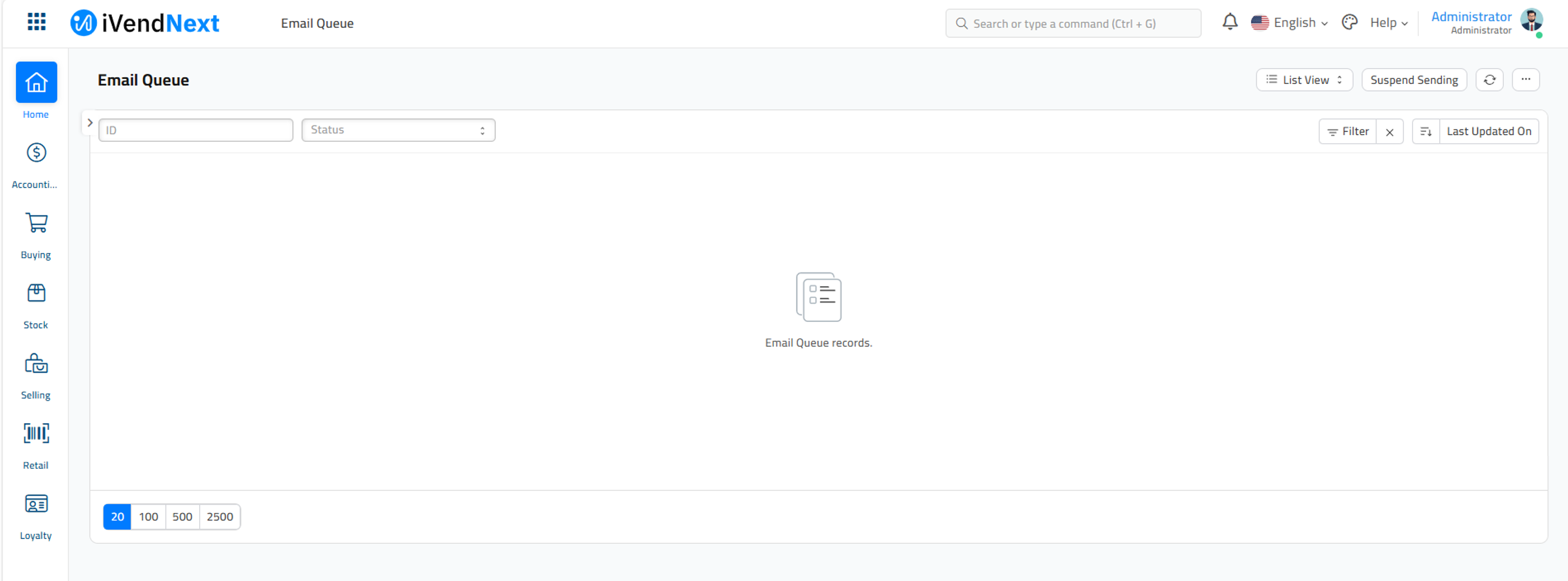 Email Queue